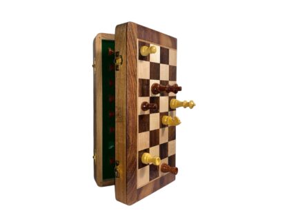 12 “ TRAVEL FOLDING MAGNETIC CHESS SET - Image 2