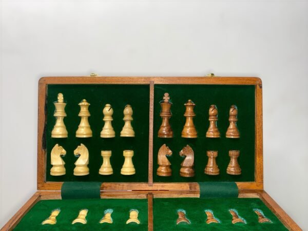 14” TRAVEL MAGNETIC FOLDABLE CHESS SET - Image 10