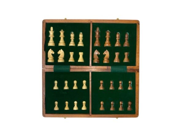 14” TRAVEL MAGNETIC FOLDABLE CHESS SET - Image 2