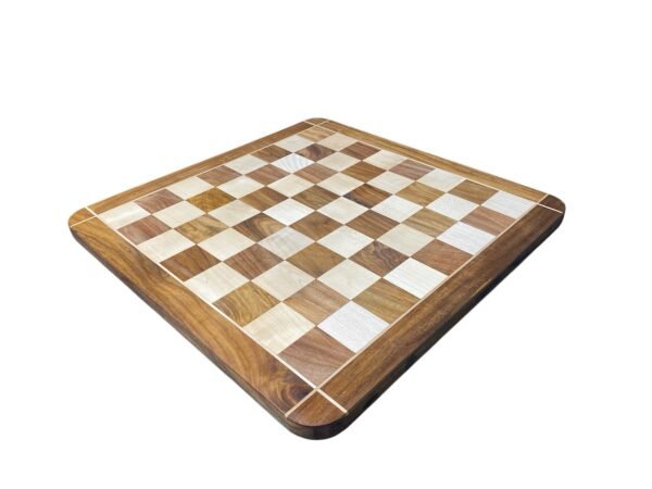 5” WEIGHTED LOTUS SERIES CHESS WITH 21” GOLDEN ROSEWOOD CHESS BOARD - Image 7