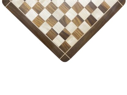 21” GOLDEN ROSEWOOD & MAPLE WOOD CHESS BOARD - 55mm SQUARE