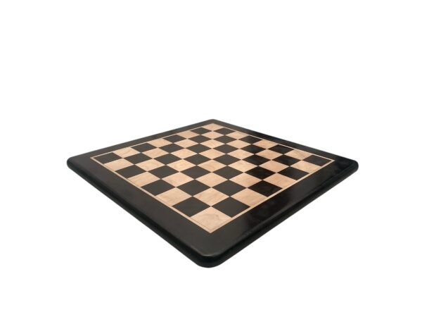 4.1” LOTUS CAMEL BONE CHESS WITH 17” EBONY WOOD CHESS COARD - Image 3