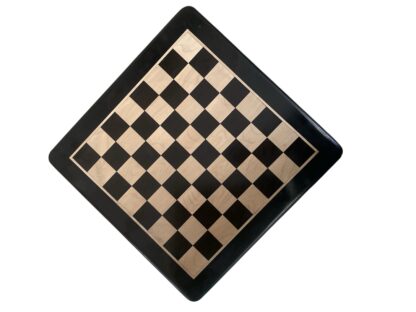 17” EBONY WOOD CHESS BOARD 45mm SQUARE - Image 7
