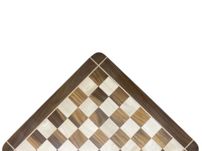 21” GOLDEN ROSEWOOD & MAPLE WOOD CHESS BOARD - 55mm SQUARE - Image 7