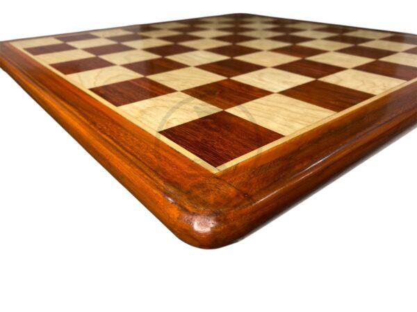 21” PADAUK (BUD) WOOD CHESSBOARD 55 mm SQUARE - Image 5