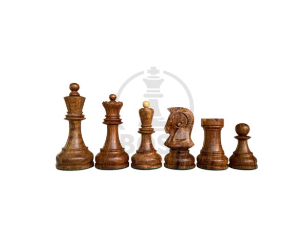 3.8” 1950s’ DUBROVNIK TRIPLE WEIGHTED CHESS PIECES