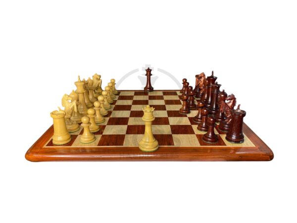 4.7” STAUNTON STANDING KNIGHT WEIGHTED CHESS PIECES WITH EXTRA QUEENS - Image 9