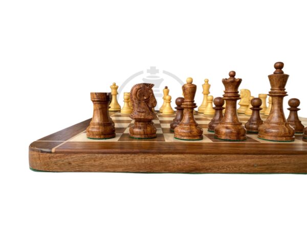 3.8” 1950s’ DUBROVNIK TRIPLE WEIGHTED CHESS PIECES - Image 10