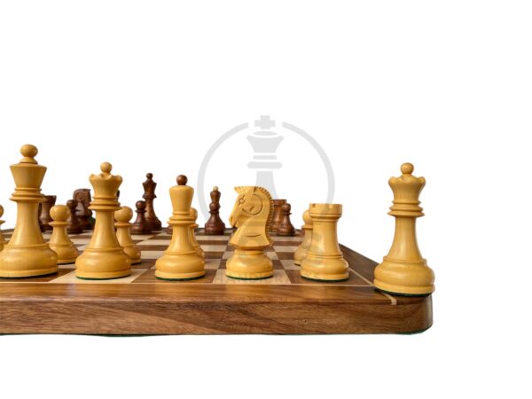 3.8” 1950s’ DUBROVNIK TRIPLE WEIGHTED CHESS PIECES - Image 8