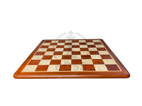 21” PADAUK (BUD) WOOD CHESSBOARD 55 mm SQUARE - Image 4