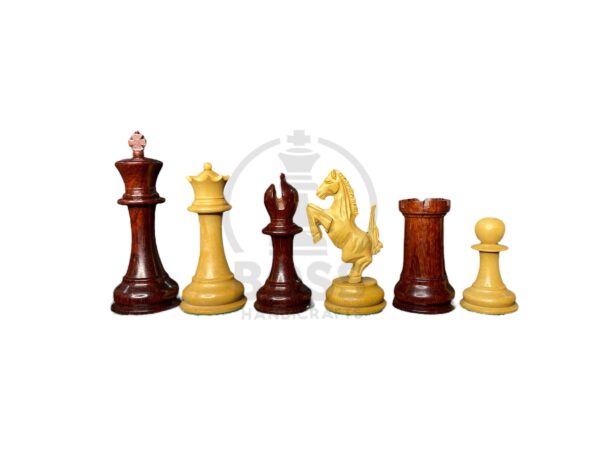4.7” STAUNTON STANDING KNIGHT WEIGHTED CHESS PIECES WITH EXTRA QUEENS