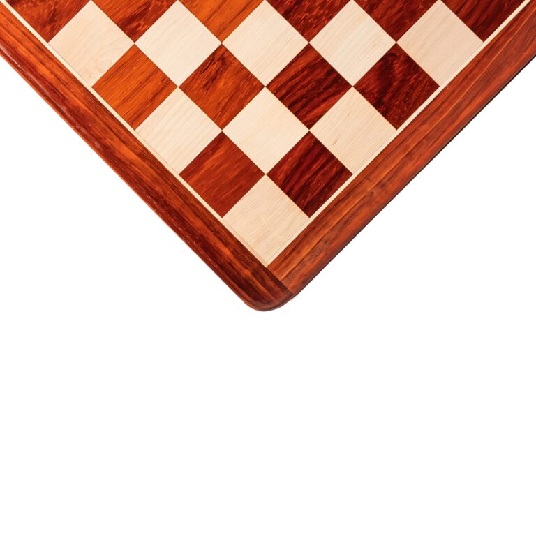 Premium Padauk wooden chessboard 21 inch board for luxury chess set