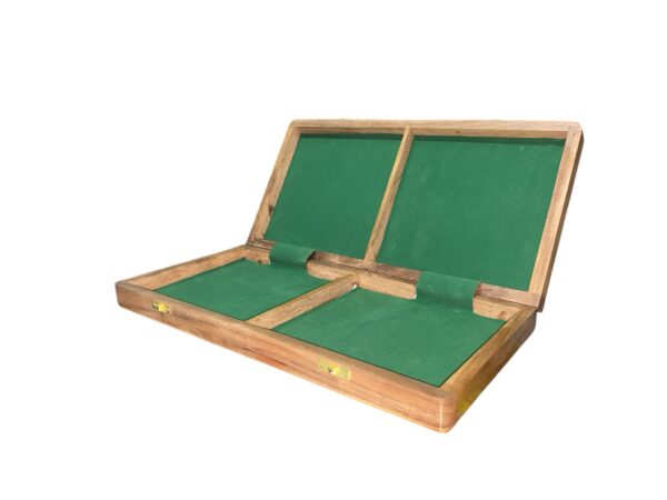 16” FOLDING CHESSBOARD & STORAGE BOX FOR CHESS PIECES UPTO 4” - Image 4