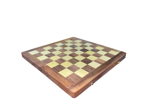 16” FOLDING CHESSBOARD & STORAGE BOX FOR CHESS PIECES UPTO 4” - Image 5