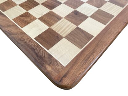21” GOLDEN ROSEWOOD & MAPLE WOOD CHESSBOARD 55mm SQUARE - Image 4