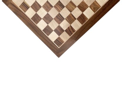 16” GOLDEN ROSEWOOD & MAPLE WOOD CHESSBOARD 45mm SQUARE