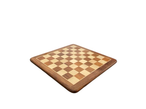 3.75” DOWN HEAD STAUNTON WEIGHTED CHESS PIECES WITH 16” GOLDEN ROSEWOOD CHESSBOARD - Image 9