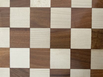 3.75” GERMAN KNIGHT STAUNTON WEIGHTED CHESS PIECES WITH 16” GOLDEN ROSEWOOD CHESSBOARD - Image 12