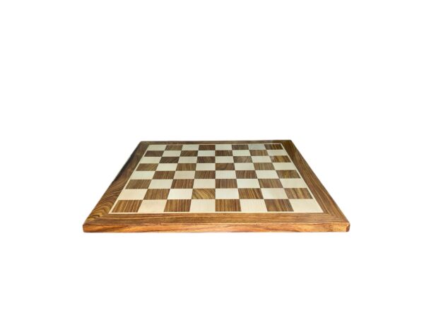 21” TOURNAMENT & CHAMPIONSHIP GOLDEN ROSEWOOD CHESSBOARD 55mm SQUARE - Image 2