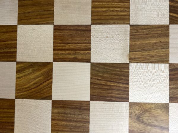 21” TOURNAMENT & CHAMPIONSHIP GOLDEN ROSEWOOD CHESSBOARD 55mm SQUARE - Image 4
