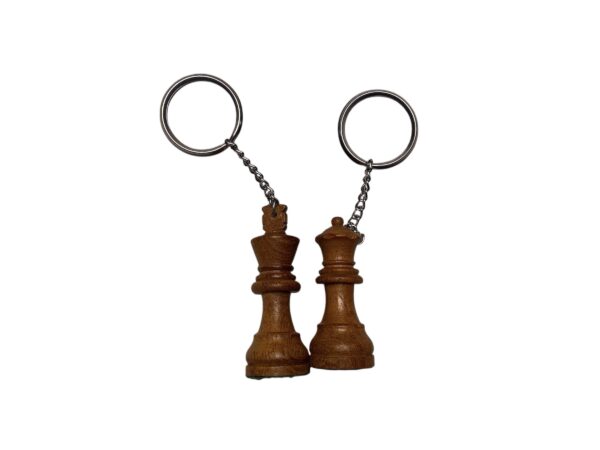 2.5” STAUNTON MAGNETIC CHESS PIECES KEYCHAIN PACK OF 6 - Image 5