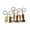 2.5” STAUNTON MAGNETIC CHESS PIECES KEYCHAIN PACK OF 6