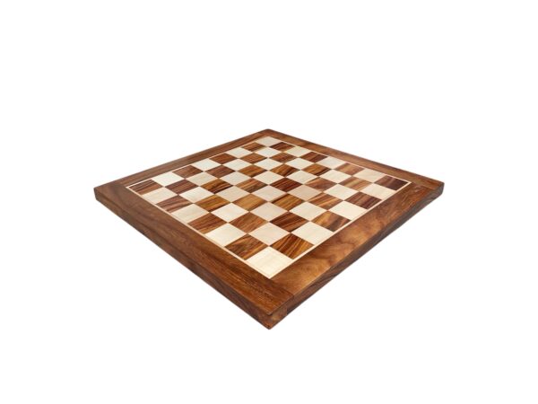 16” TOURNAMENT GOLDEN ROSEWOOD CHESSBOARD 45mm SQUARE