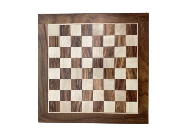 16” TOURNAMENT GOLDEN ROSEWOOD CHESSBOARD 45mm SQUARE - Image 3