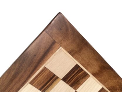 16” GOLDEN ROSEWOOD & MAPLE WOOD CHESSBOARD 45mm SQUARE - Image 10