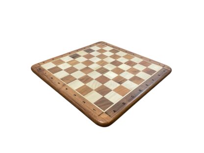 16” GOLDEN ROSEWOOD CHESSBOARD WITH ENGRAVED NOTATION 45mm SQUARE - Image 2