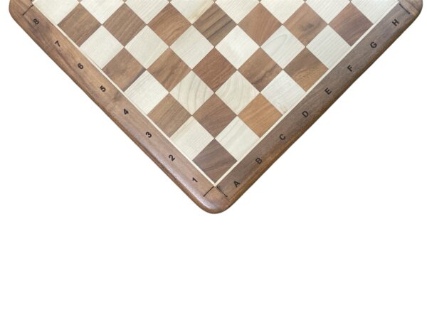 16” GOLDEN ROSEWOOD CHESSBOARD WITH ENGRAVED NOTATION 44mm SQUARE - Image 3