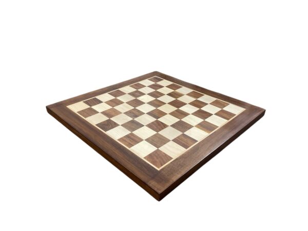3.9” RUSSIAN ZAGREB 1959’ WEIGHTED CHESS PIECES WITH 19” GOLDEN ROSEWOOD CHESSBOARD - Image 13