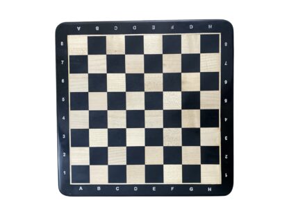 17” EBONY & MAPLE WOOD CHESSBOARD WITH NOTATIONS 45mm SQUARE - Image 5