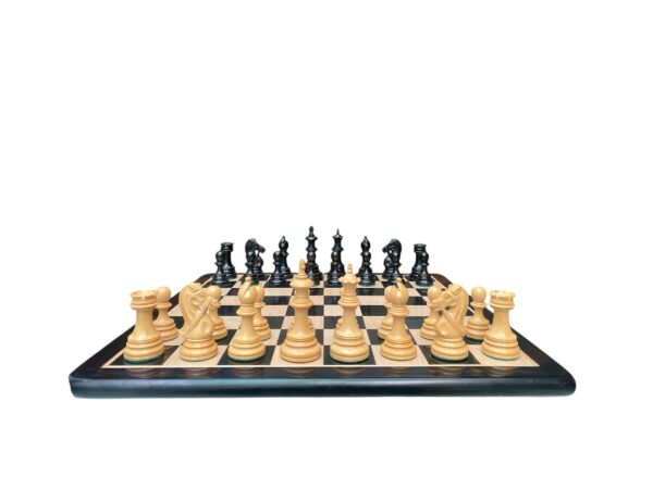 4.4” STAUNTON BRIDLE KNIGHT EBONY WEIGHTED CHESS PIECES - Image 8
