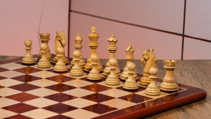 4.5” COLUMBIAN STAUNTON SERIES LUXURY TRIPLE WEIGHTED CHESS PIECES - Image 7