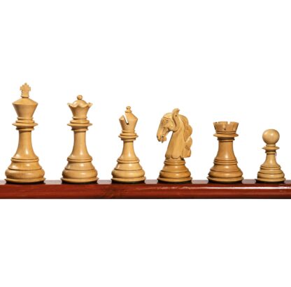 4.5” COLUMBIAN STAUNTON SERIES LUXURY TRIPLE WEIGHTED CHESS PIECES - Image 2