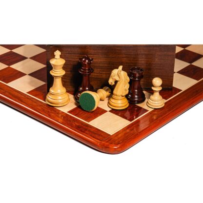 4.5” COLUMBIAN STAUNTON SERIES LUXURY TRIPLE WEIGHTED CHESS PIECES WITH 21” BOARD & BOX