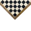 17” EBONY WOOD WITH GOLDEN ROSEWOOD BORDER CHESSBOARD 45mm SQUARE