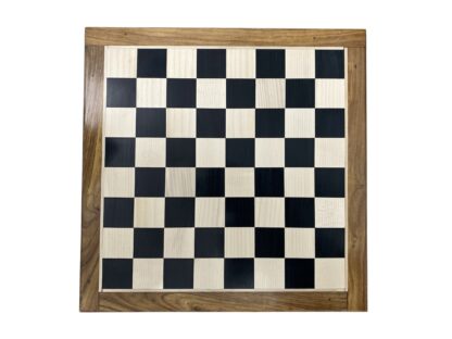 17” EBONY WOOD WITH GOLDEN ROSEWOOD BORDER CHESSBOARD 45mm SQUARE - Image 5
