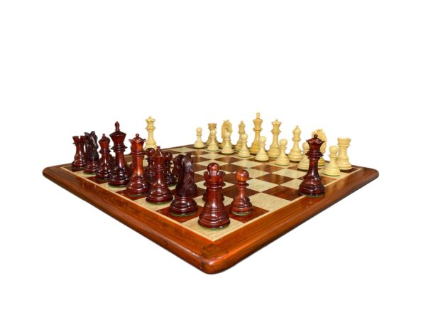 4.5” BRAID KNIGHT STAUNTON SERIES LUXURY TRIPLE WEIGHTED CHESS PIECES - Image 6