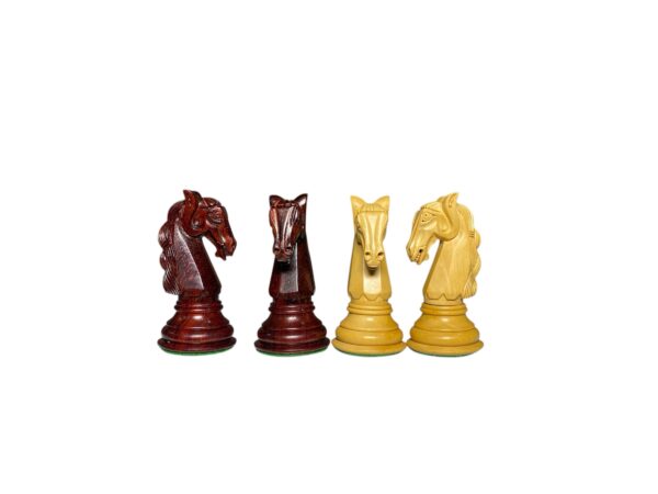 4.5” BRAID KNIGHT STAUNTON SERIES LUXURY TRIPLE WEIGHTED CHESS PIECES WITH 21” BOARD - Image 13