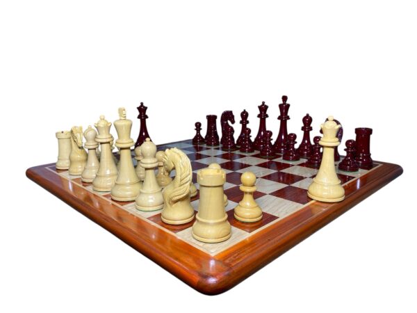 5” HEART KNIGHT PREMIUM LACQUERED CHESS PIECES WITH EXTRA QUEENS - Image 8