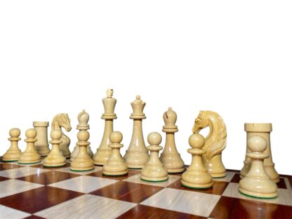 5” HEART KNIGHT PREMIUM LACQUERED CHESS PIECES WITH EXTRA QUEENS - Image 6