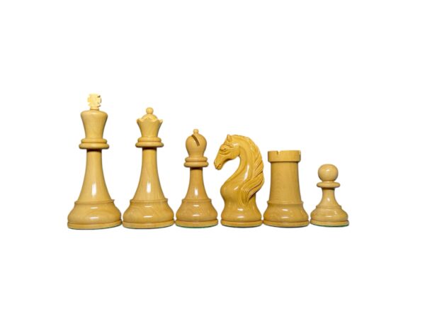 5” HEART KNIGHT PREMIUM LACQUERED CHESS PIECES WITH EXTRA QUEENS - Image 2