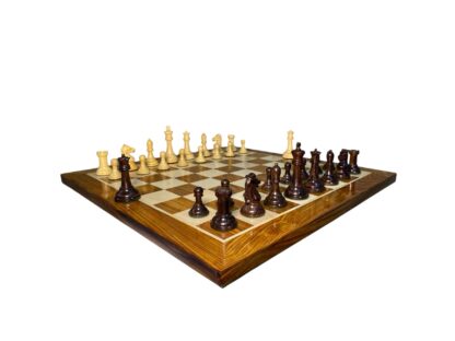 3.75” REPRODUCTION OF DRUEKE PLAYER CHOICE ROSEWOOD WEIGHTED CHESS PIECES