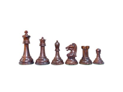 3.75” REPRODUCTION OF DRUEKE PLAYER CHOICE ROSEWOOD WEIGHTED CHESS PIECES