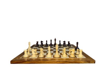 3.75” REPRODUCTION OF DRUEKE PLAYER CHOICE ROSEWOOD WEIGHTED CHESS PIECES
