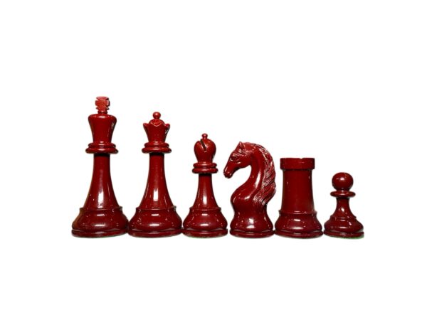 5” HEART KNIGHT PREMIUM LACQUERED CHESS PIECES WITH 21” PADAUK CHESSBOARD - Image 9