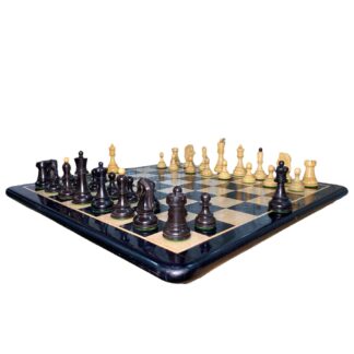 Chess Pieces with Ebony Chessboard