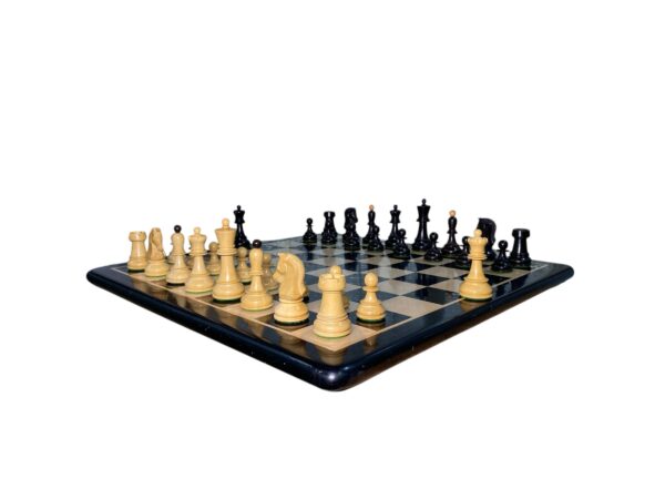 Ebony Board with Chess Pieces